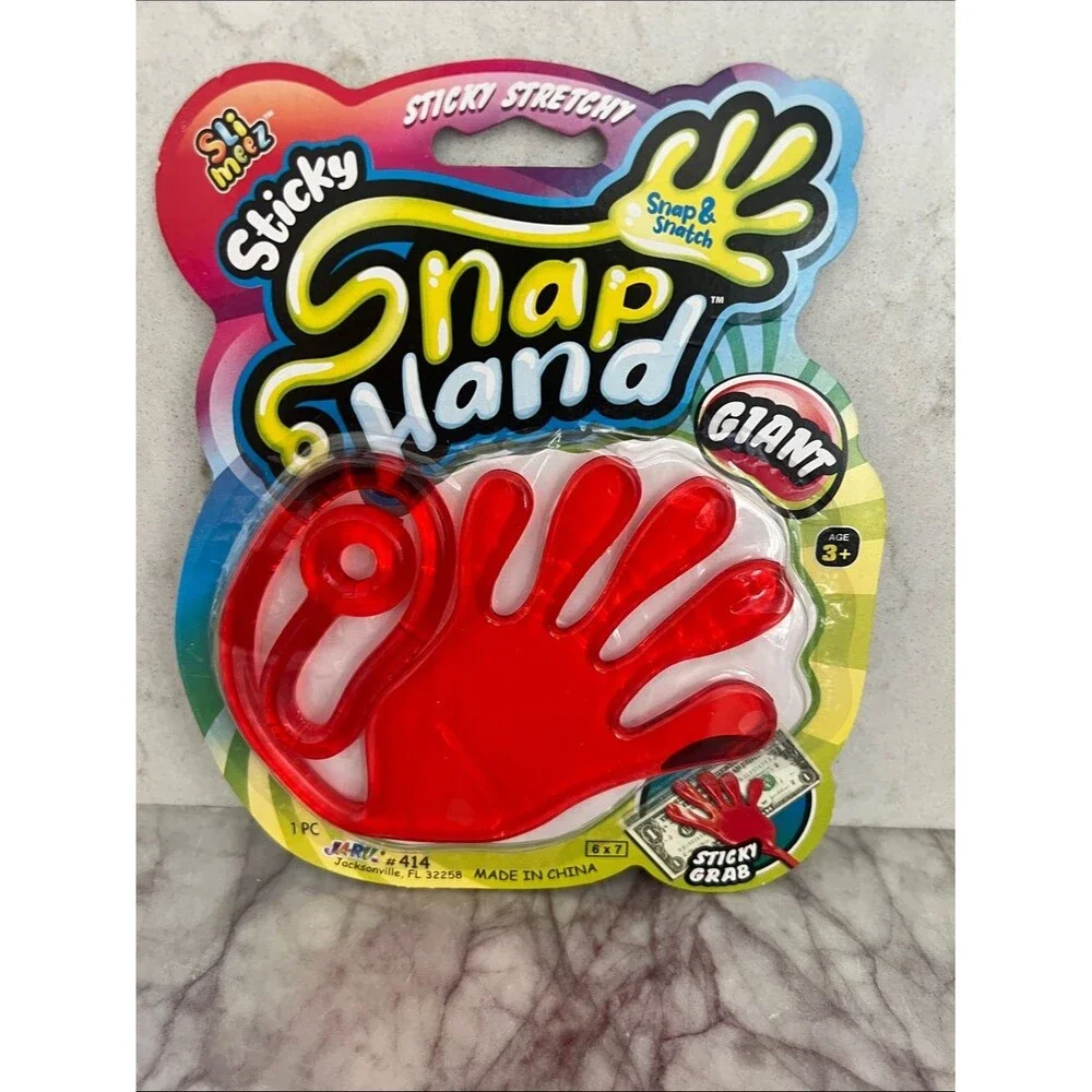 JA-RU Slim-Eez Stretchy Sticky Giant Snap Hand & Slimeez™ Sticky Snap Tongue